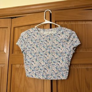 Floral Aeropostale baby tee